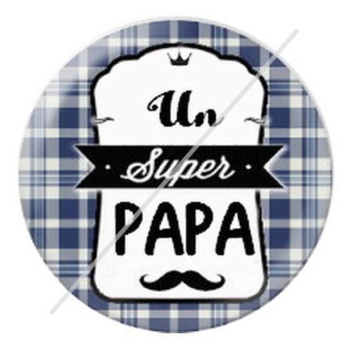 Cabochon résine a coller 25 mm pour papa c17 