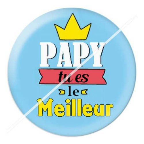 Cabochon résine a coller 25 mm papy 4 