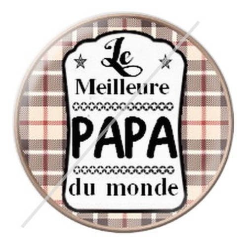 Cabochon résine a coller 25 mm pour papa c16 