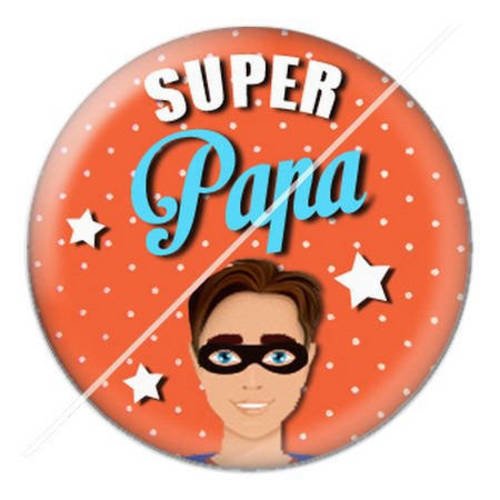 Cabochon résine a coller 25 mm pour super papa s9 