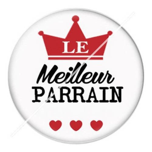 Cabochon résine a coller 25 mm pour parrain a2 
