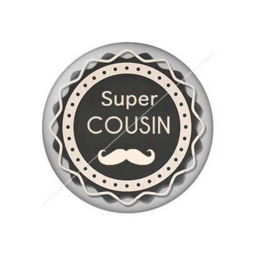 Cabochon résine a coller 25 mm cousin j4 