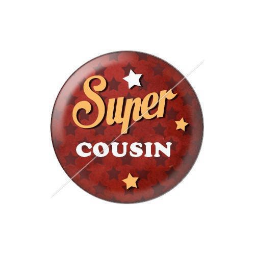 Cabochon résine a coller 25 mm cousin 32 