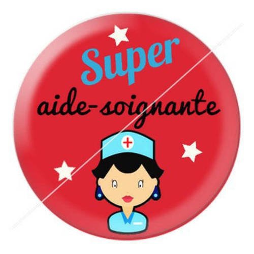 Cabochon résine a coller 25 mm aide-soignante 1 