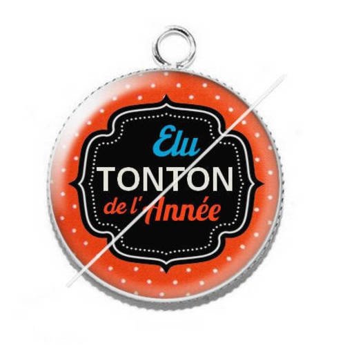 Cabochon résine a coller 25 mm pour tonton a13 