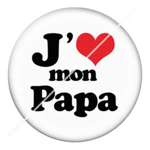 Cabochon résine a coller 25 mm pour papa c11 