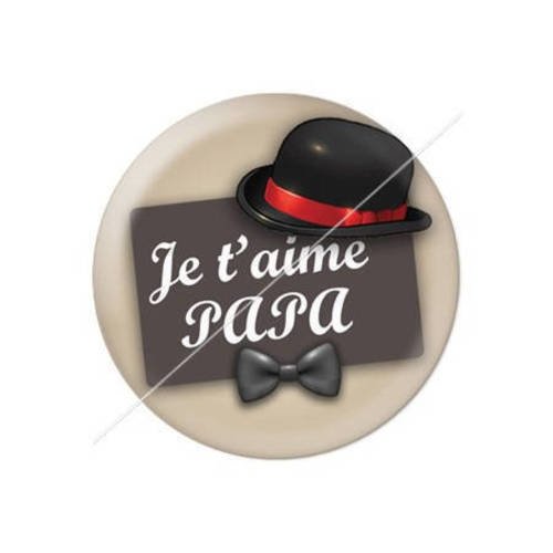 Cabochon résine a coller 25 mm pour papa h5 
