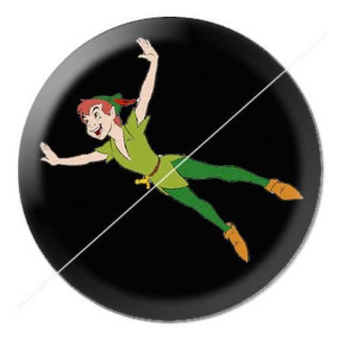 Cabochon résine a coller 25 mm peter pan never grow up 14 