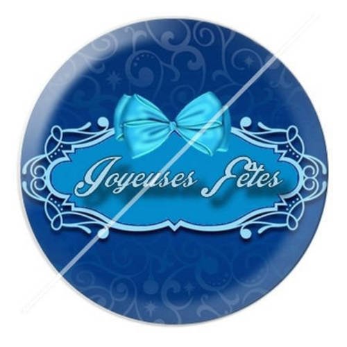 Cabochon résine a coller 25 mm noël a10 