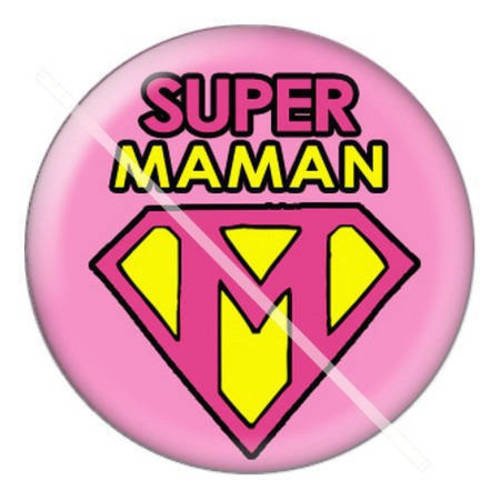 Cabochon résine a coller 25 mm pour maman a1 