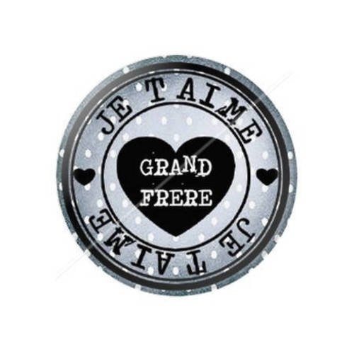 Cabochon résine a coller 25 mm grand frere 