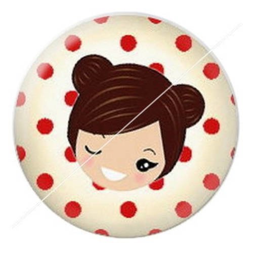 Cabochon résine a coller 25 mm maman 6 