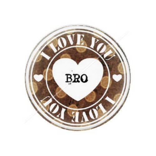 Cabochon résine a coller 25 mm grand frere bro 