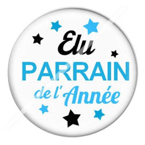 Cabochon résine a coller 25 mm pour parrain b2 