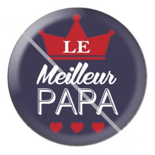 Cabochon résine a coller 25 mm pour papa a15 