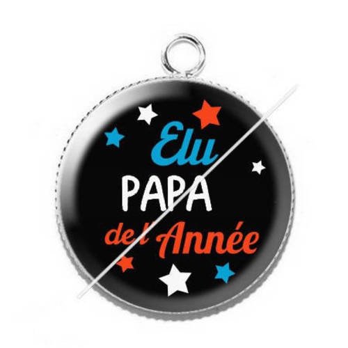 Pendentif cabochon résine pour papa 6 