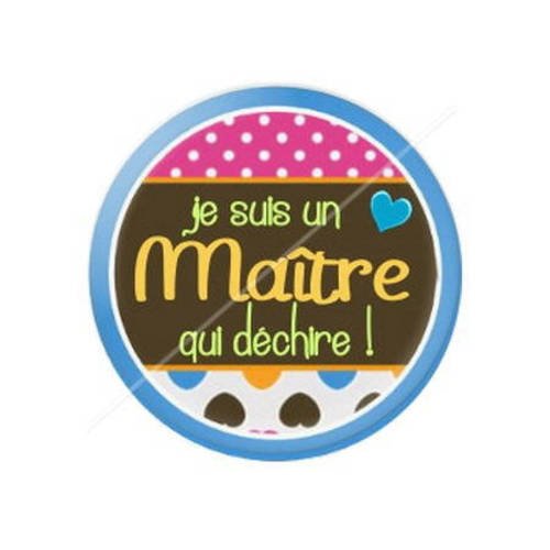 Cabochon résine a coller 25 mm maître f3 