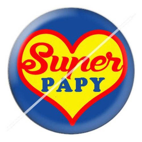 Cabochon résine a coller 25 mm pour fête papy papi 7 