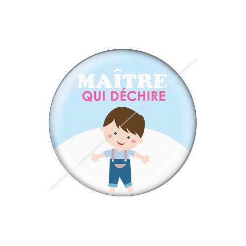 Cabochon résine a coller 25 mm maître j14 