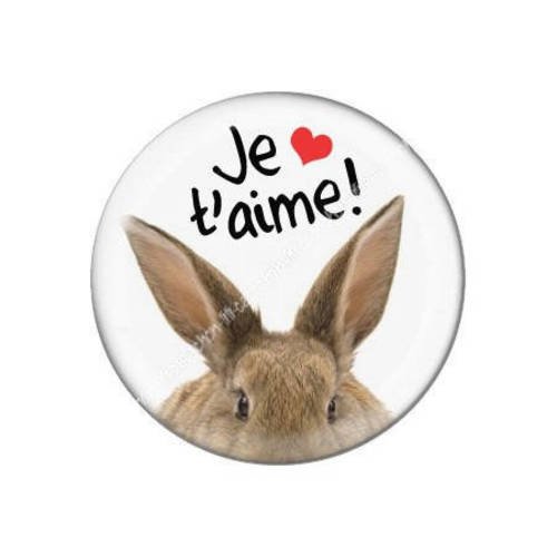 Cabochon résine a coller 25 mm saint valentin amour je t'aime a2 
