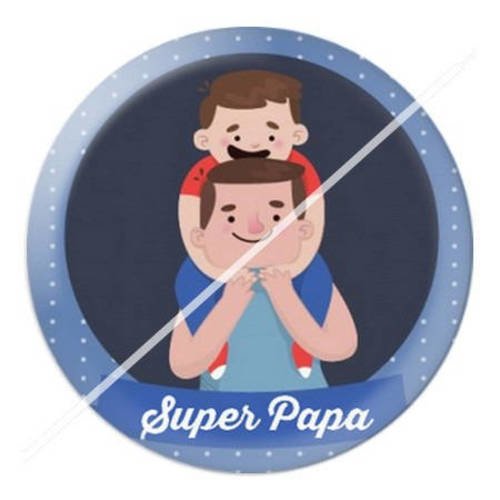 Cabochon résine a coller 25 mm papa 2 