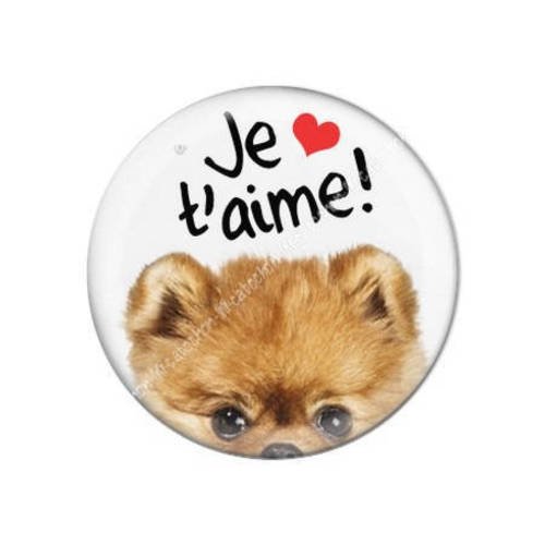 Cabochon résine a coller 25 mm saint valentin amour je t'aime a12 