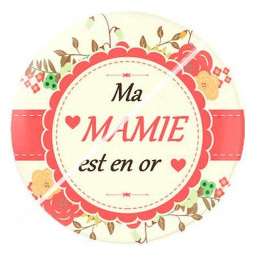 Cabochon résine a coller 25 mm pour mamie 8 