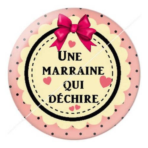 Cabochon résine a coller 25 mm pour marraine 