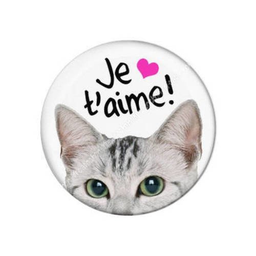Cabochon résine a coller 25 mm saint valentin amour je t'aime a5 
