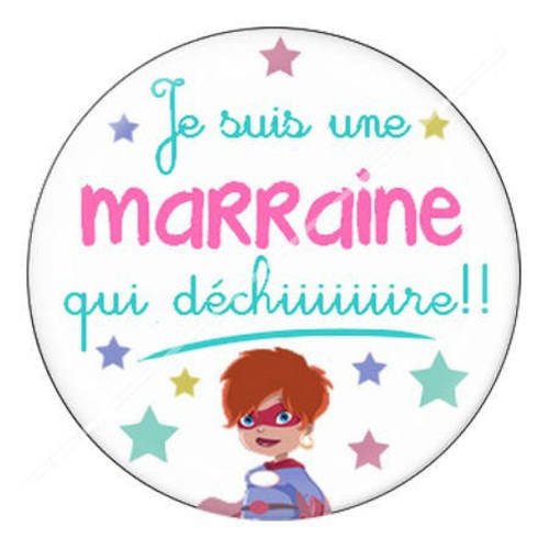 Cabochon résine a coller 25 mm pour marraine c4 