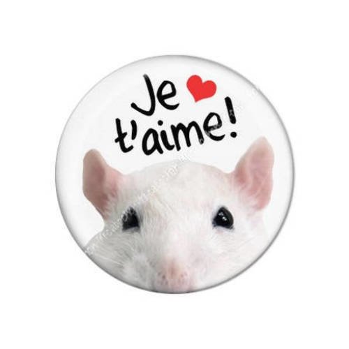 Cabochon résine a coller 25 mm saint valentin amour je t'aime a6 
