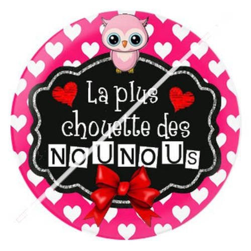 Cabochon résine a coller 25 mm pour nounou b3 