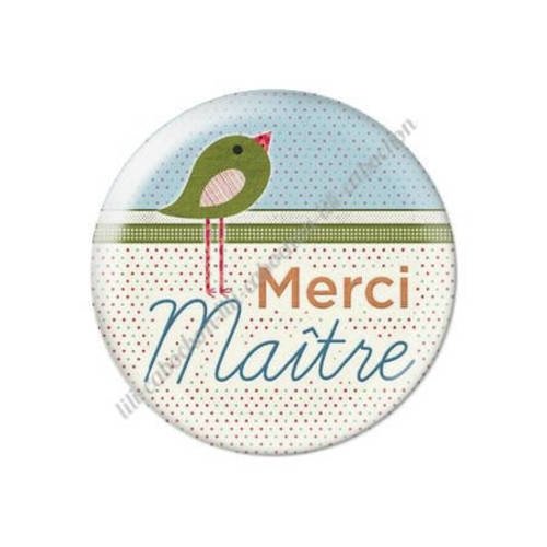 Cabochon résine a coller 25 mm maître k35 