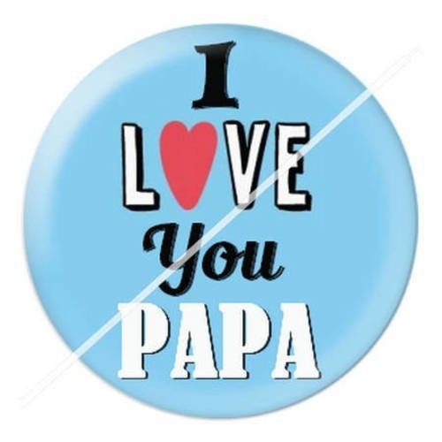 Cabochon résine a coller 25 mm papa 4 