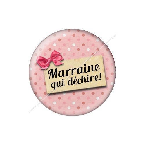 Cabochon résine a coller 25 mm marraine j35 