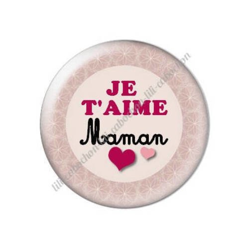 Cabochon résine a coller 25 mm maman m28 