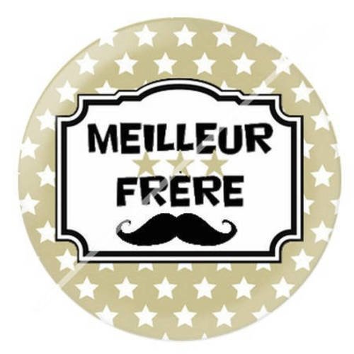 Cabochon résine a coller 25 mm frère b9 