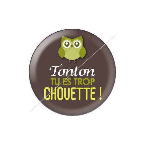 Cabochon résine a coller 25 mm tonton j7 