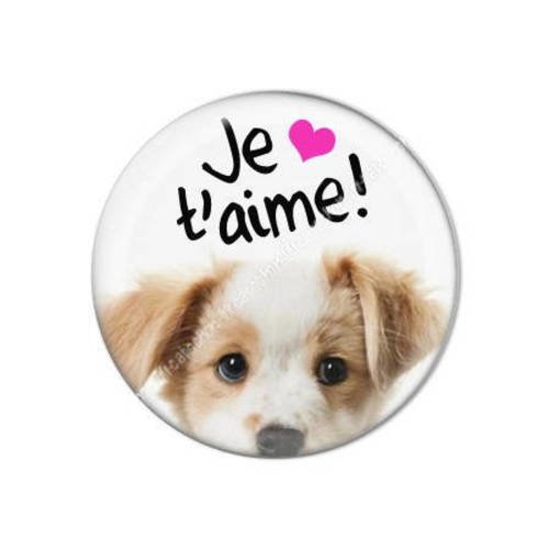 Cabochon résine a coller 25 mm saint valentin amour je t'aime a15 