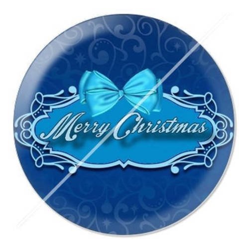 Cabochon résine a coller 25 mm noël a4 