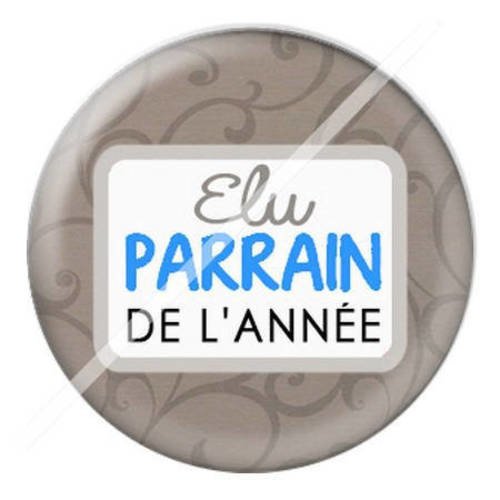 Cabochon résine a coller 25 mm pour parrain b7 