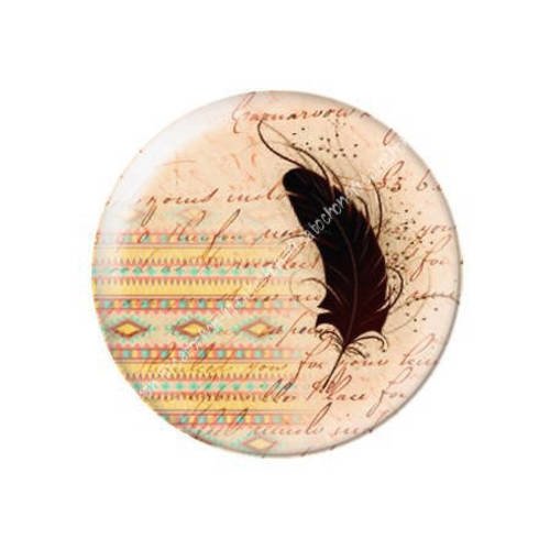Cabochon résine a coller 25 mm dreamcatcher attrape-rêves indiens c6 