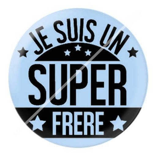 Cabochon résine a coller 25 mm frère b13 