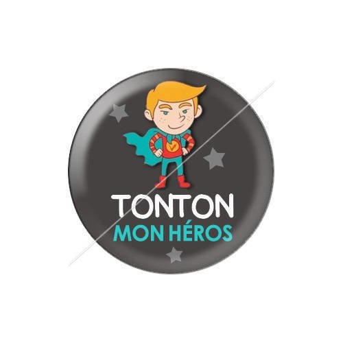 Cabochon résine a coller 25 mm tonton j8 