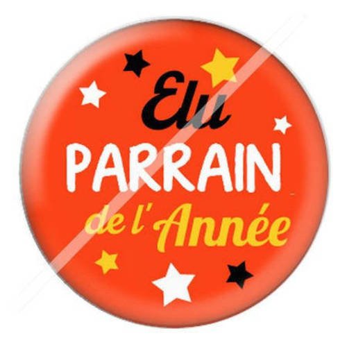 Cabochon résine a coller 25 mm pour parrain b8 