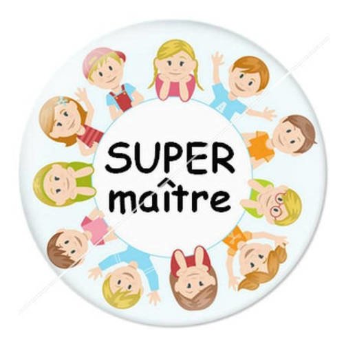 Cabochon résine a coller 25 mm maître f24 