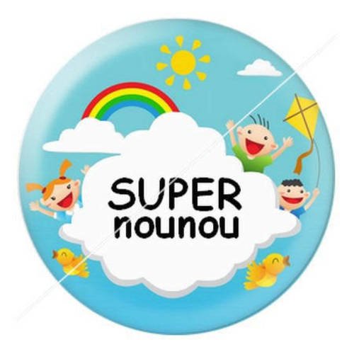 Cabochon résine a coller 25 mm nounou g3 