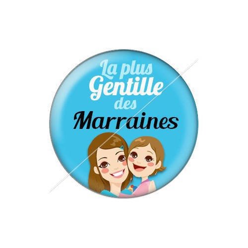 Cabochon résine a coller 25 mm marraine j11 