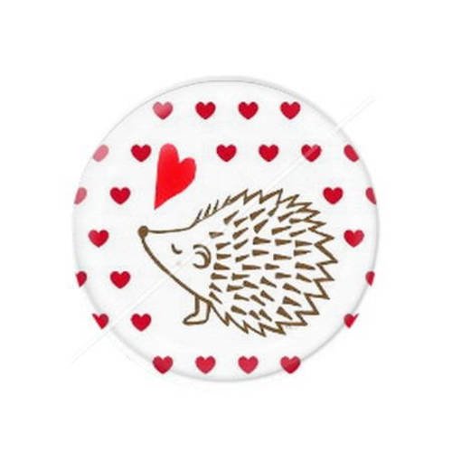 Cabochon résine a coller 25 mm  coeur amour valentin 9 