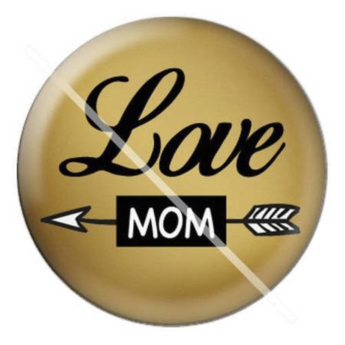 Cabochon résine a coller 25 mm pour maman a12 